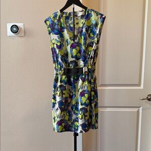 Floral Print Sleeveless Dress